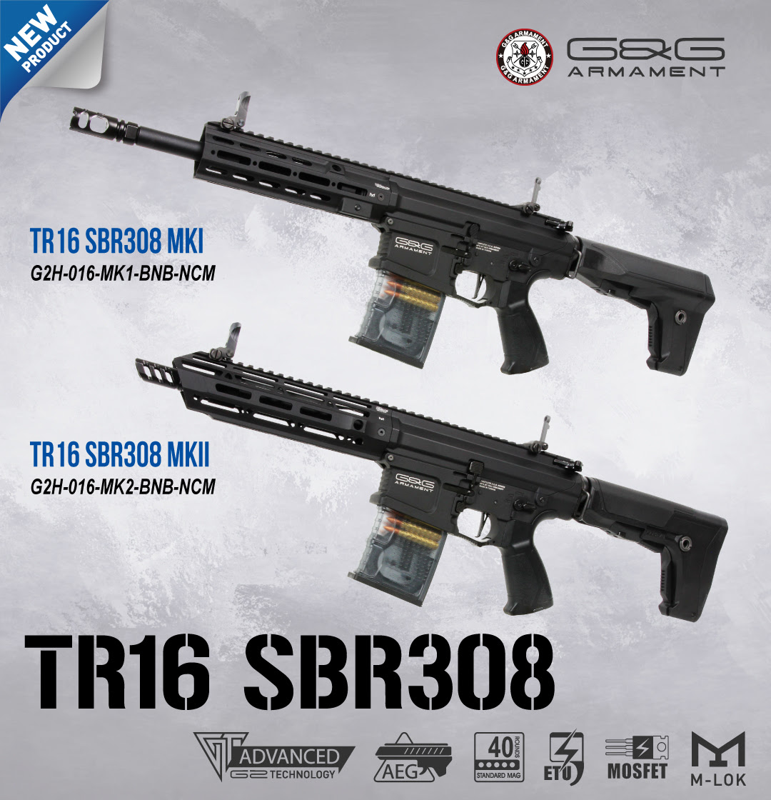 G&G Armament TR16 SBR 308 MK Series - Airsoft Action Magazine